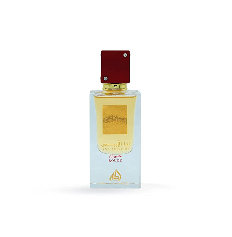 Lattafa ana abiyedh rouge 60ml arabian vetivar bergamot amber edp perfume