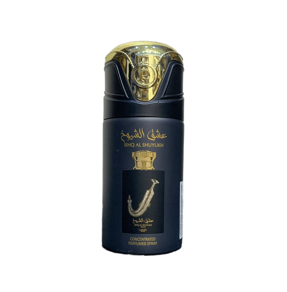 Lattafa Pride ISHQ AL SHUYUKH Silver Deodorant Body Spray for Unisex 250ml