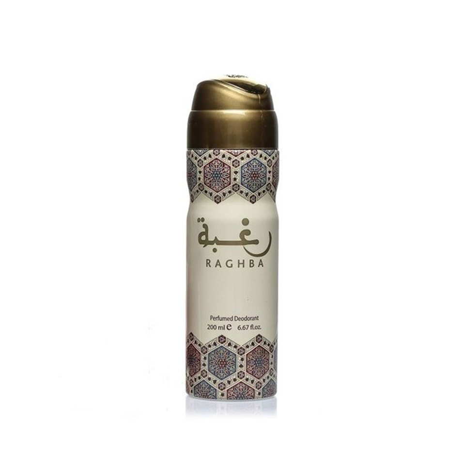 Lattafa Raghba Deodorant Body Spray For Unisex 200ml