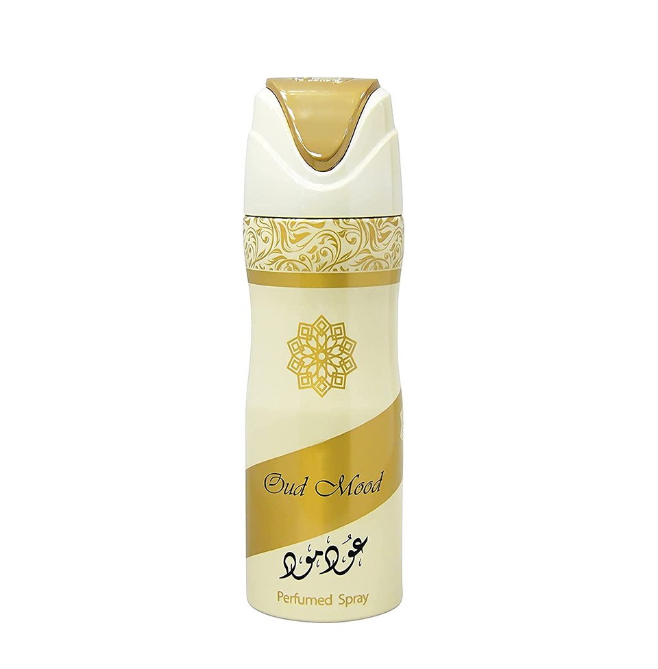 Lattafa Oud Mood Deodorant Body Spray for Unisex 200ml Pack of 2