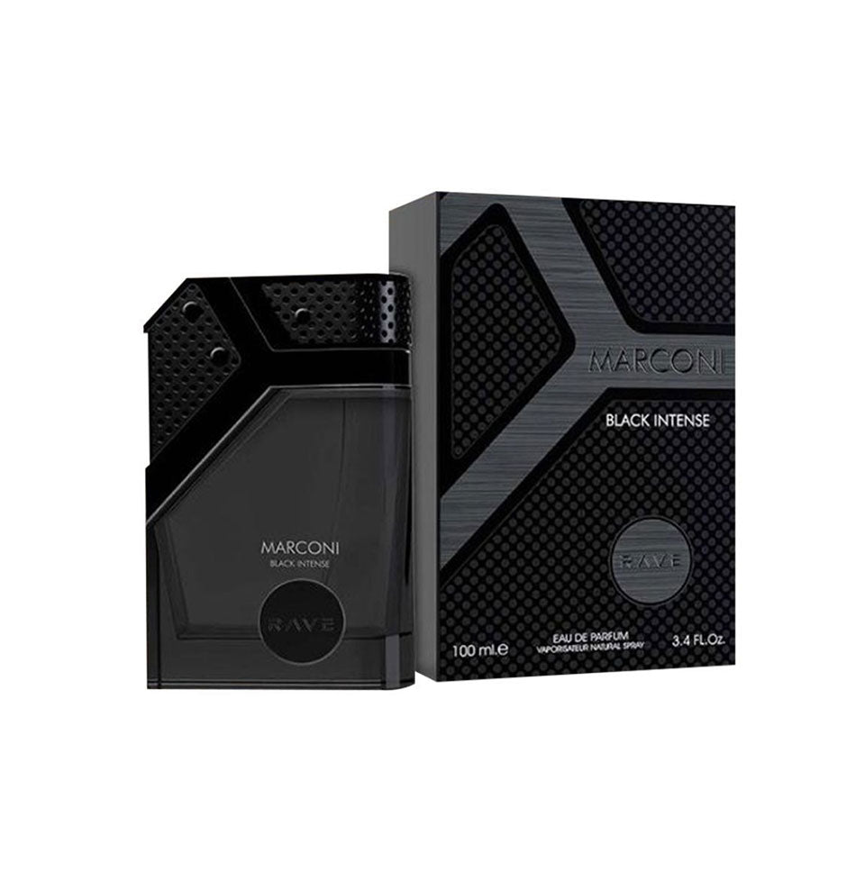 Rave Marconi Black Intense Eau De Parfum 100 ml for men and women .