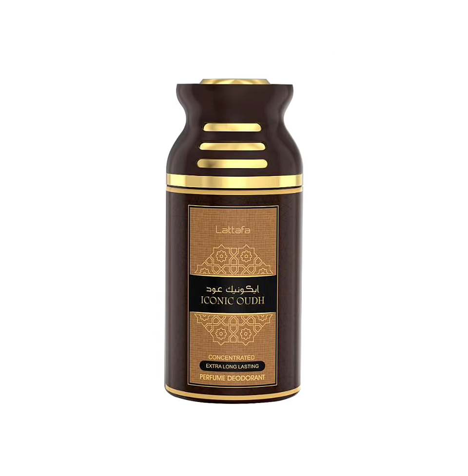 Lattafa Iconic Oudh Perfume Deodorant for Men & Women (250ml)