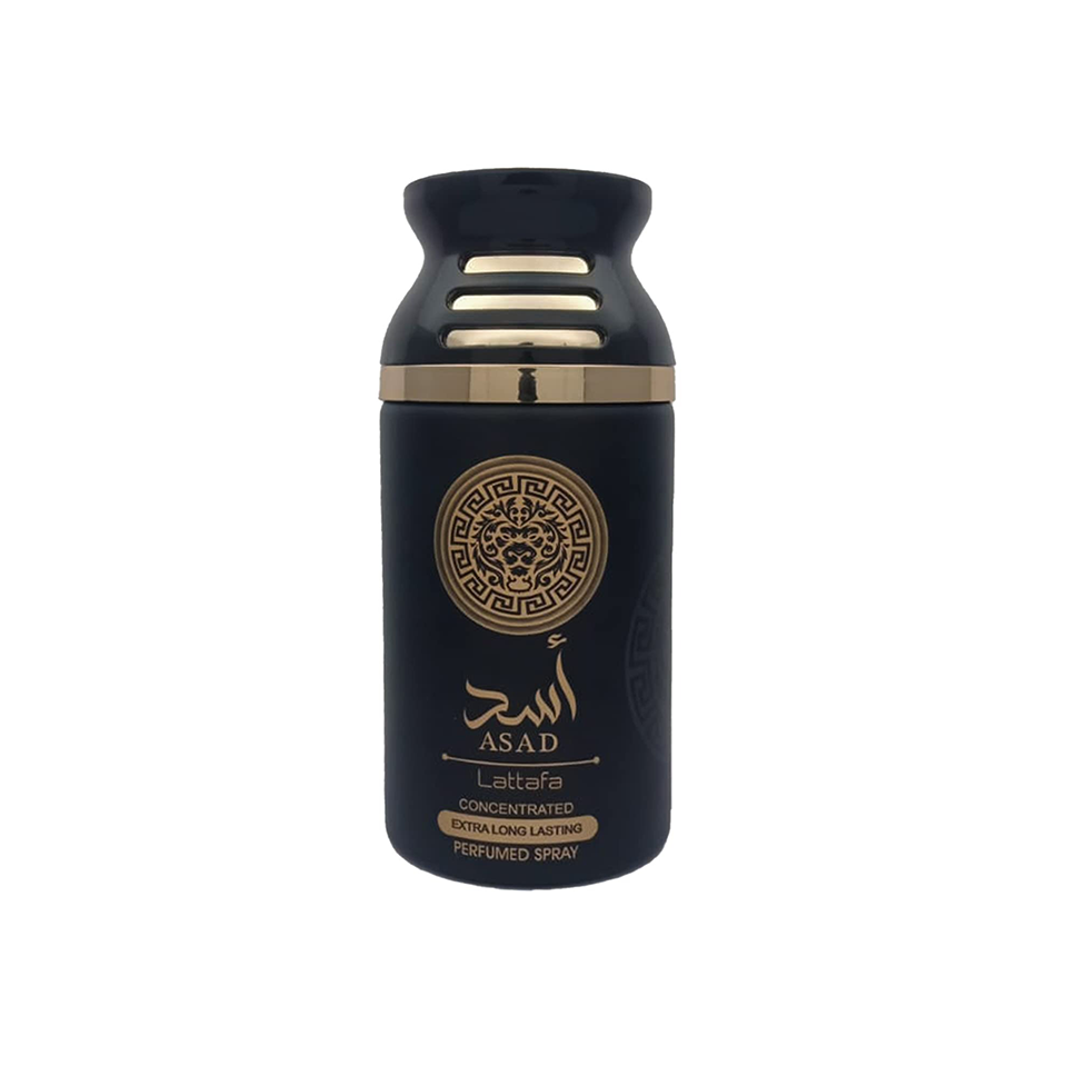 Lattafa Asad Deodorant Spray for Unisex 250ml (Pack of 5)