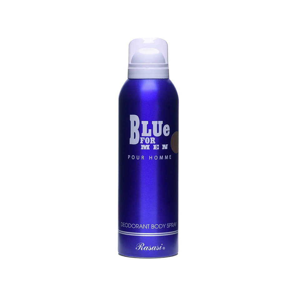 Rasasi Blue For Men Deodorant Body Spray 200ml For Men