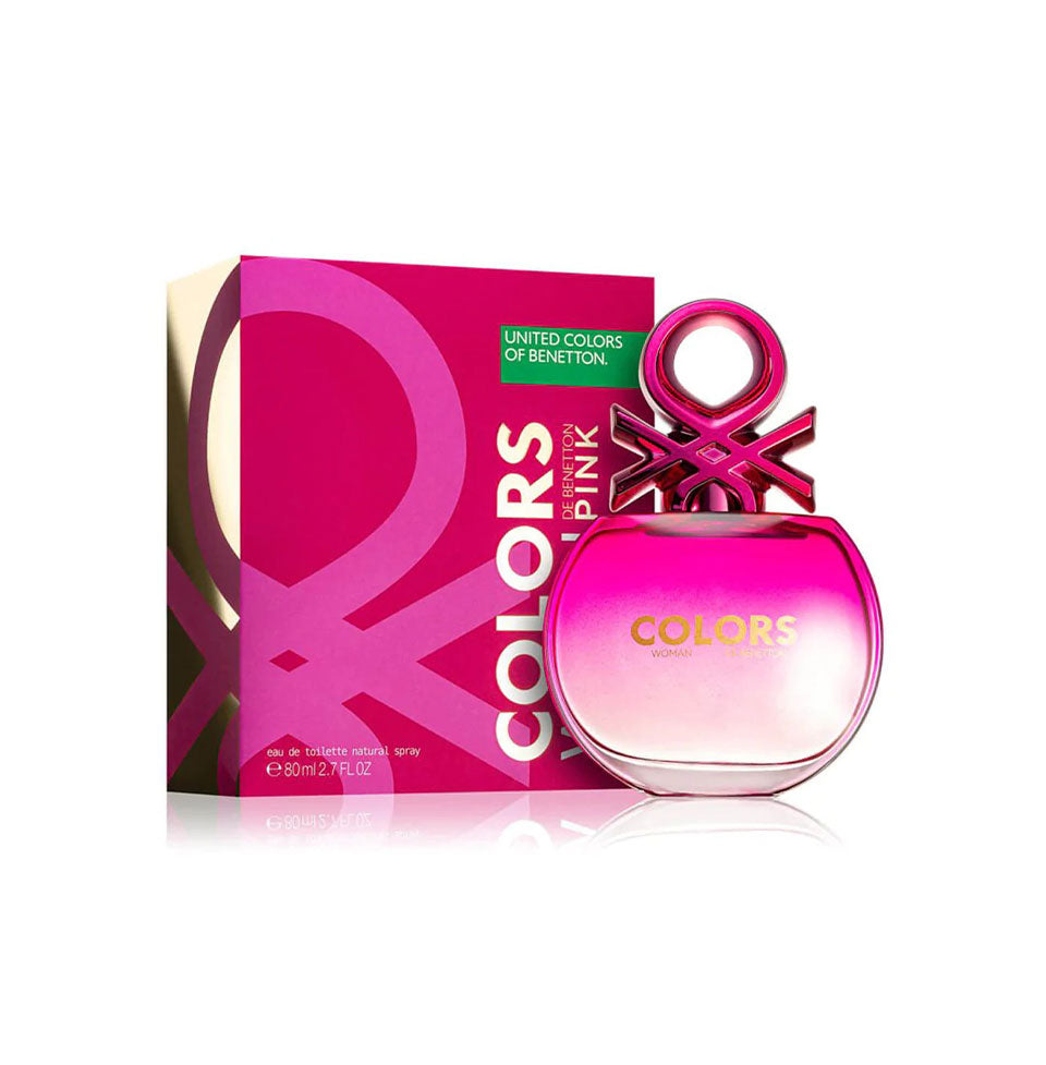 United Colors de Benetton Pink Eau De Toilette 80ml for Women