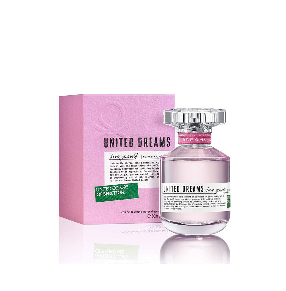 United Colors of Benetton United Dreams Love Yourself Eau De Toilette 80ml for Women