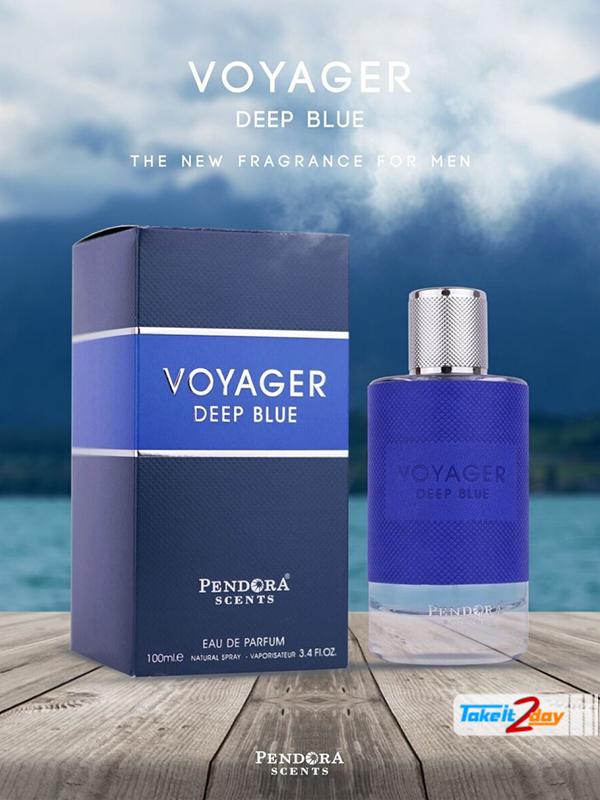 Paris Corner Pendora Scents Voyager Deep Blue EDP 100ml For Men