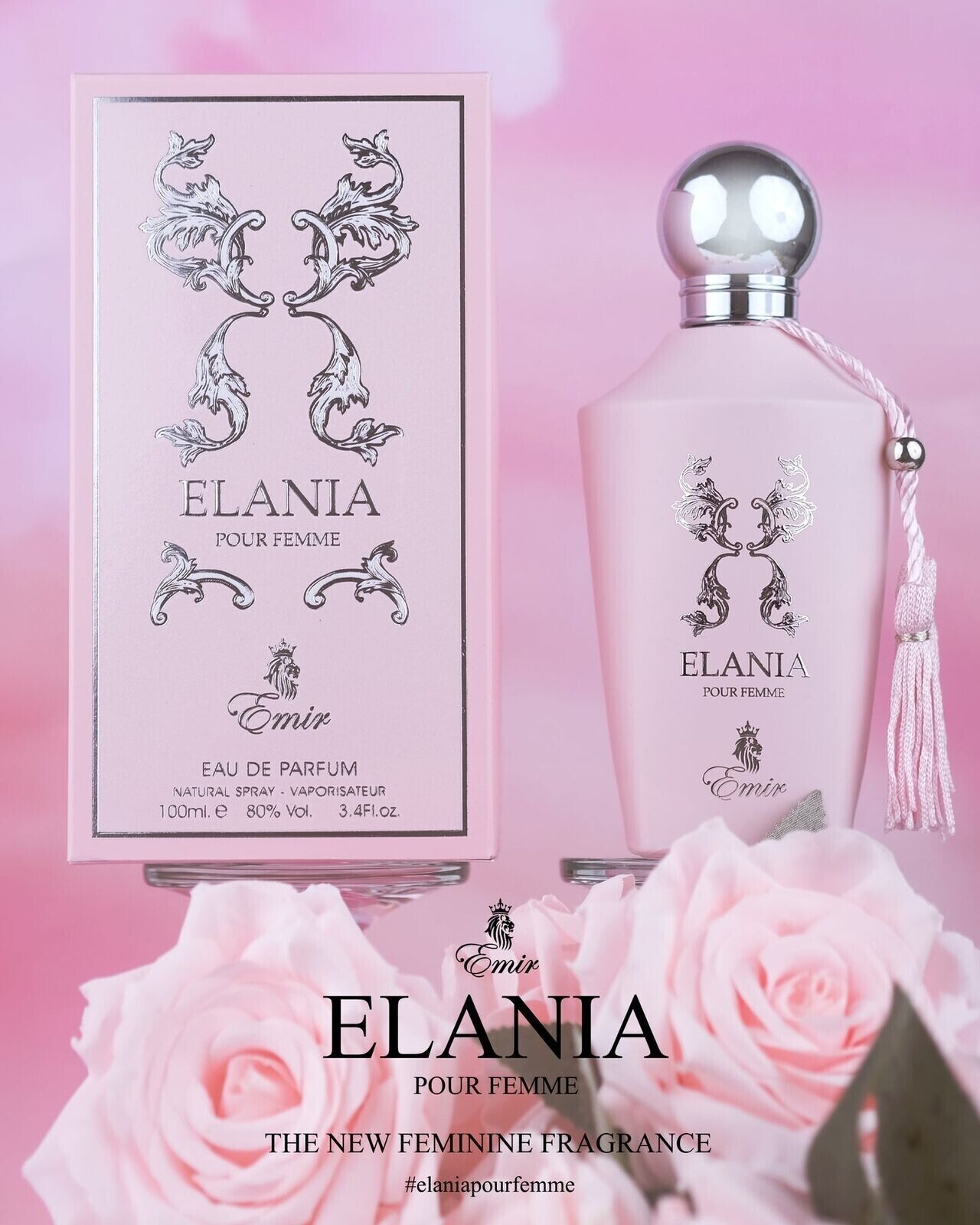 Paris Corner Emir Elania Pour Femme Eau De Parfum 100 ml For Women